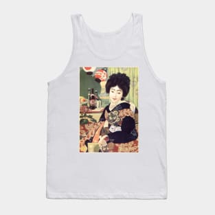 JAPAN KIRIN BEER Brand Advertisement Vintage Beer Tank Top